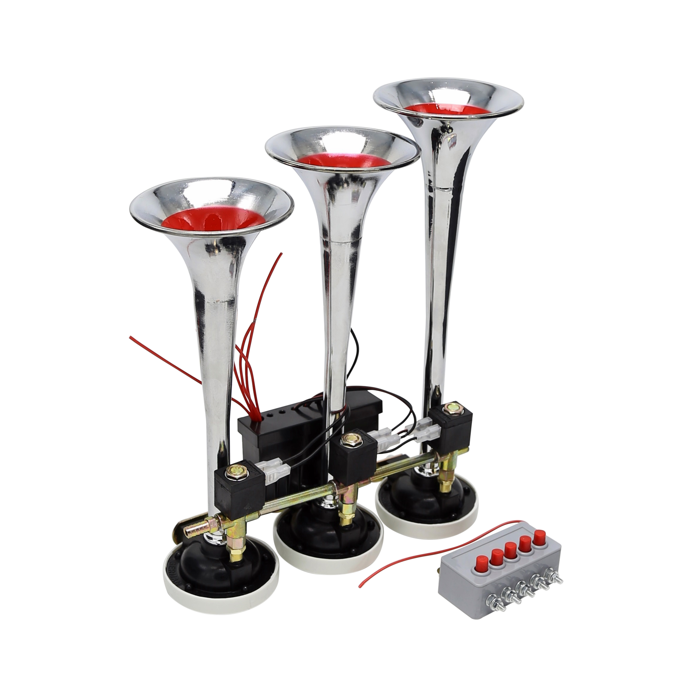 12v 3 Pipe Roots Trumpets Music air Horn Truck Accessories for Sale